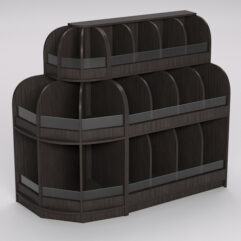 Комплект стеллажей КЭНДИ №7, Дуб Венге