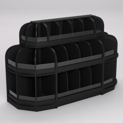 Комплект стеллажей КЭНДИ №8, Черный