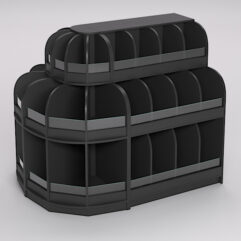 Комплект стеллажей КЭНДИ №10, Черный