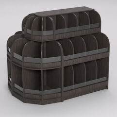 Комплект стеллажей КЭНДИ №10, Дуб Венге