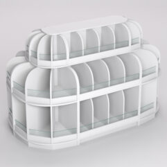 Комплект стеллажей КЭНДИ №11, Белый