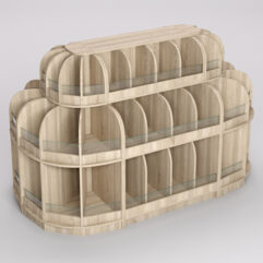 Комплект стеллажей КЭНДИ №11, Дуб Сонома