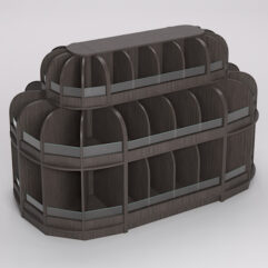 Комплект стеллажей КЭНДИ №11, Дуб Венге