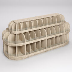 Комплект стеллажей КЭНДИ №12, Дуб Сонома