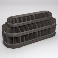 Комплект стеллажей КЭНДИ №12, Дуб Венге