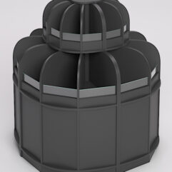 Комплект стеллажей КЭНДИ №13, Черный