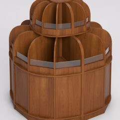 Комплект стеллажей КЭНДИ №13, Орех