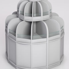 Комплект стеллажей КЭНДИ №13, Серый