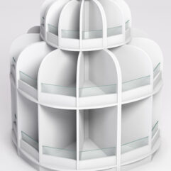 Комплект стеллажей КЭНДИ №14, Белый