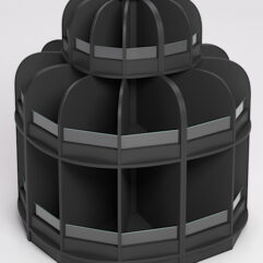 Комплект стеллажей КЭНДИ №14, Черный