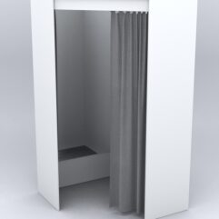 Примерочная из ДСП №2Б, Белый