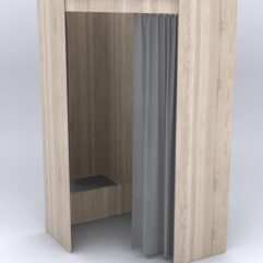 Примерочная из ДСП №2Б, Дуб Сонома