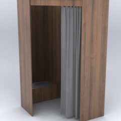 Примерочная из ДСП №2Б, Орех