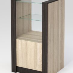 Прилавок Модерн №3-600, Дуб Сонома и Дуб Венге