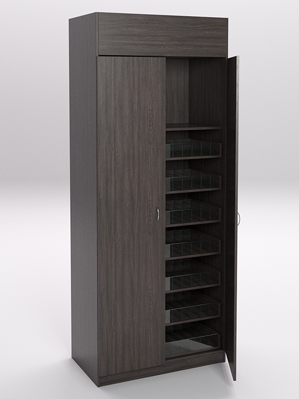 Стеллаж для сигарет ТАБАК №1, Дуб Венге