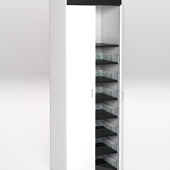 Стеллаж для сигарет ТАБАК №1-700, Черный с белым