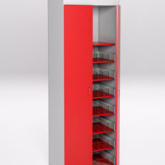 Стеллаж для сигарет ТАБАК №1-700, Серый и Красный