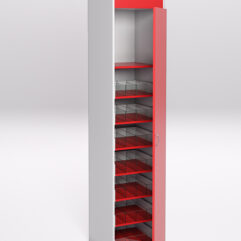 Стеллаж для сигарет ТАБАК №1-450, Серый и Красный