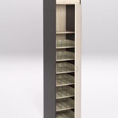 Стеллаж для сигарет ТАБАК №1-450, Дуб Сонома и Дуб Венге