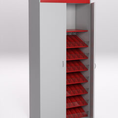 Стеллаж для сигарет ТАБАК №2, Серый и Красный