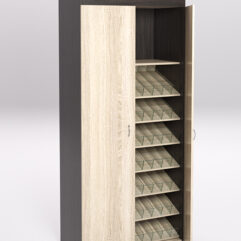 Стеллаж для сигарет ТАБАК №2, Дуб Сонома и Дуб Венге