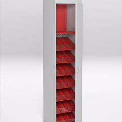 Стеллаж для сигарет ТАБАК №2-450, Серый и Красный