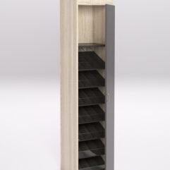 Стеллаж для сигарет ТАБАК №2-450, Дуб Сонома и Дуб Венге