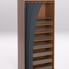 Стеллаж для сигарет ТАБАК №3, Орех