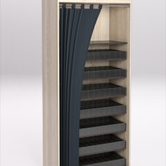 Стеллаж для сигарет ТАБАК №3, Дуб Сонома и Дуб Венге