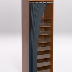 Стеллаж для сигарет ТАБАК №3-700, Орех