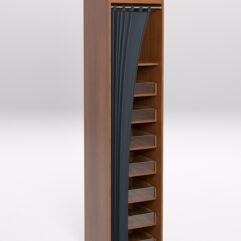 Стеллаж для сигарет ТАБАК №3-450, Орех