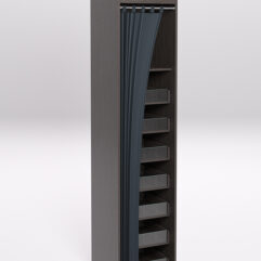 Стеллаж для сигарет ТАБАК №3-450, Дуб Венге