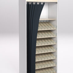 Стеллаж для сигарет ТАБАК №4, Белый и Дуб Сонома