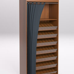 Стеллаж для сигарет ТАБАК №4, Орех