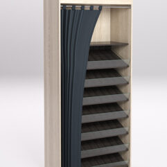 Стеллаж для сигарет ТАБАК №4, Дуб Сонома и Дуб Венге