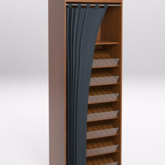 Стеллаж для сигарет ТАБАК №4-700, Орех