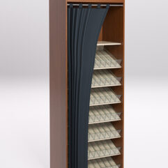 Стеллаж для сигарет ТАБАК №4-700, Орех и Дуб Сонома