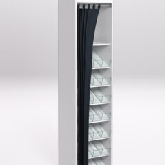 Стеллаж для сигарет ТАБАК №4-450, Белый