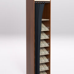 Стеллаж для сигарет ТАБАК №4-450, Орех и Дуб Сонома