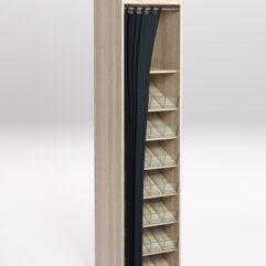 Стеллаж для сигарет ТАБАК №4-450, Дуб Сонома