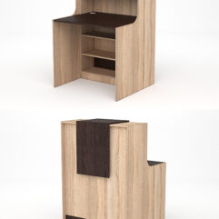 Ресепшн СТАЙЛ №1А, Дуб Сонома + Дуб Венге