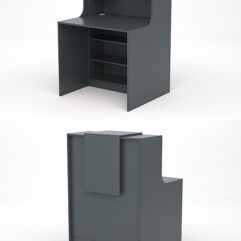 Ресепшн СТАЙЛ №1А, Темно-Серый