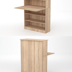 Модуль с царгой и столешницей СТАЙЛ №1А, Дуб Сонома