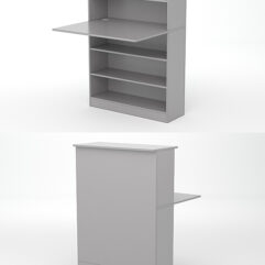 Модуль с царгой и столешницей СТАЙЛ №1А, Серый