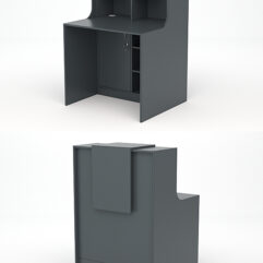 Ресепшн СТАЙЛ №1Б, Темно-Серый