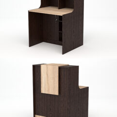 Ресепшн СТАЙЛ №1Б, Дуб Венге и Дуб Сонома