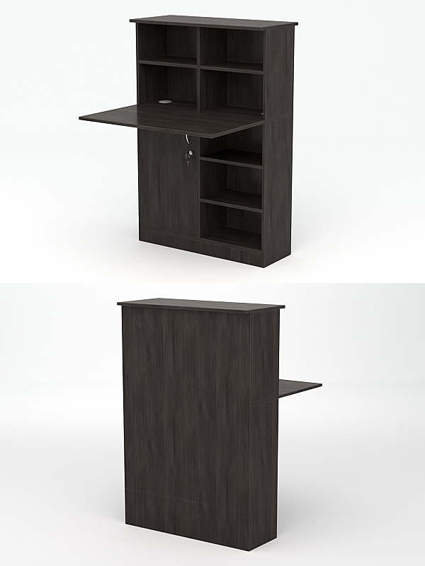 Модуль с царгой и столешницей СТАЙЛ №1Б, Черный