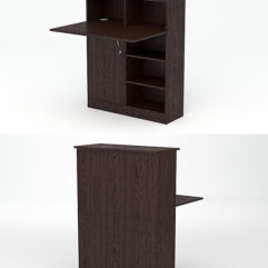 Модуль с царгой и столешницей СТАЙЛ №1Б, Дуб Венге