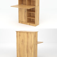 Модуль с царгой и столешницей СТАЙЛ №1Б, Дуб Золотистый