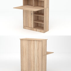 Модуль с царгой и столешницей СТАЙЛ №1Б, Дуб Сонома